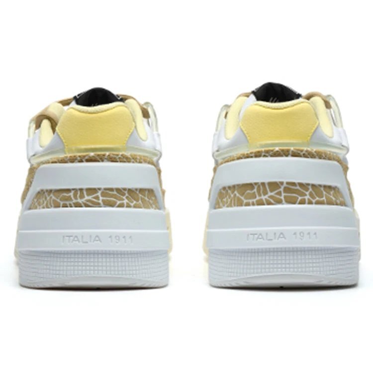 Salto Low-Top Blanco/Marrón