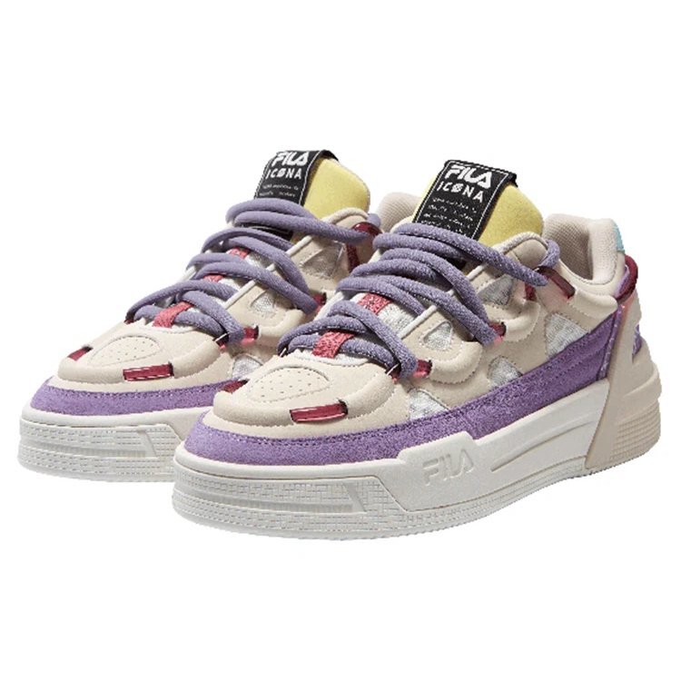 Salto Low-Top Blanco/Morado