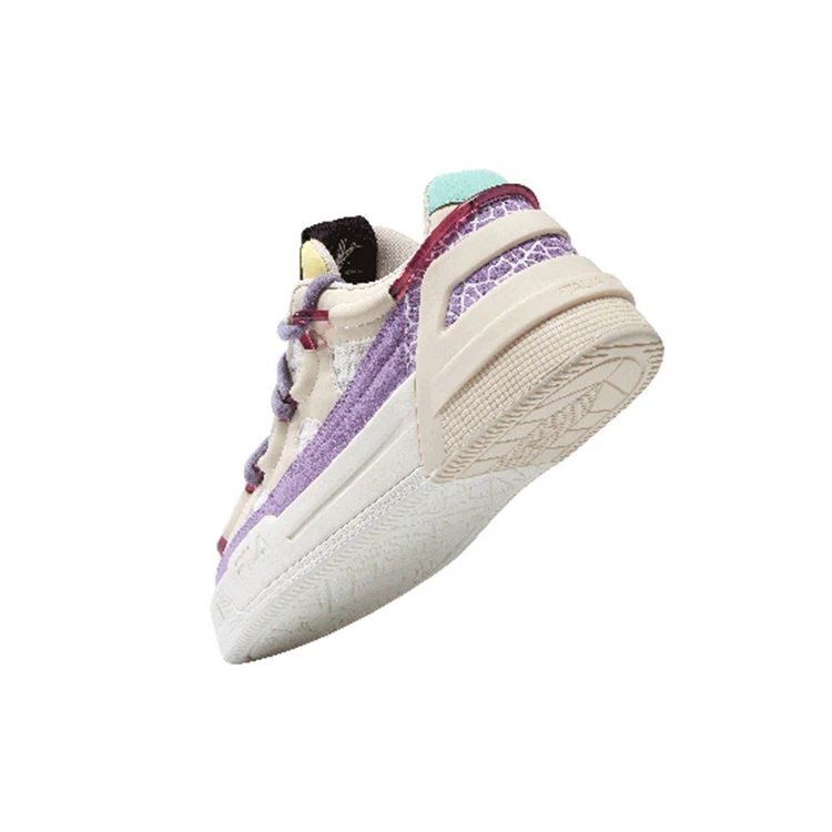 Salto Low-Top Blanco/Morado