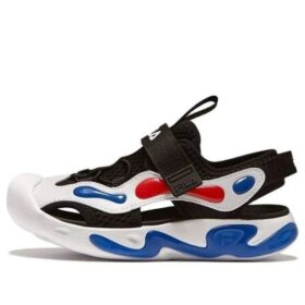 Sandalias Artist «Blanco, negro y azul»