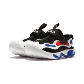 Sandalias Artist «Blanco, negro y azul»