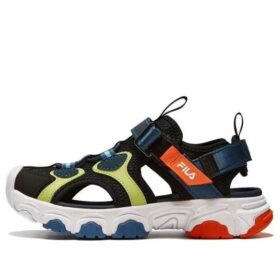 Sandalias de estilo urbano «Negro, blanco y azul»