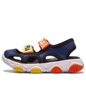 Sandalias deportivas «Azul, naranja y amarillo»