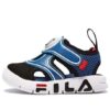 Sandalias deportivas «Azul, negro y blanco»