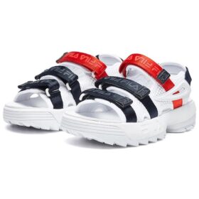 SANDALIAS DISRUPTOR II blanco/negro/rojo