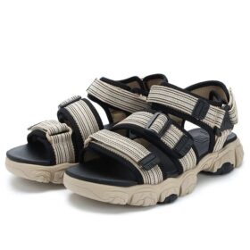 Sandalias Fluid «Negro-marrón»