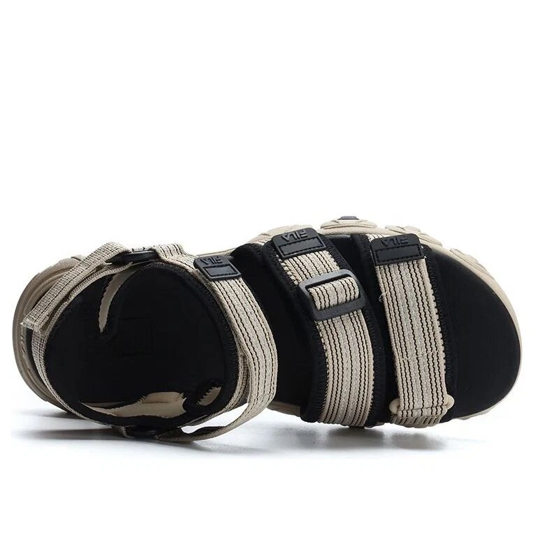 Sandalias Fluid «Negro-marrón»