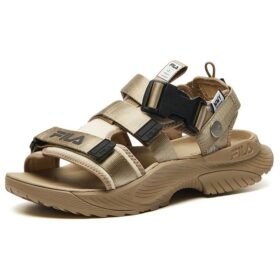 Sandalias Mihara x Fila Heritage-FHT de moda en color caqui «Crema y caqui claro»