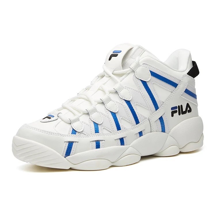 Spaghetti Mid Blanco/Azul