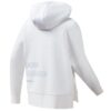 Sudadera con capucha asimétrica y bajo escalonado de Athletics «Blanco Azul»