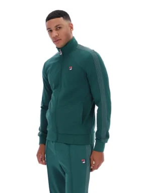 Sudadera con capucha «Rain Forest Keith» con costuras en contraste en las mangas y en la parte inferior