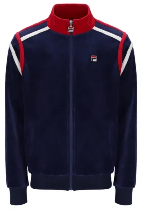 Sudadera con paneles en contraste Fila Gabriele azul marino