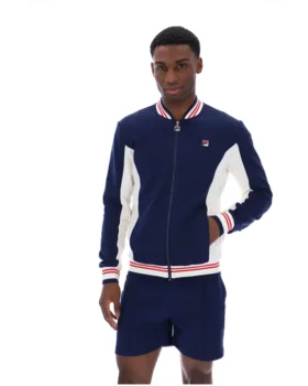 Sudadera de béisbol Settanta estilo chaqueta marinera