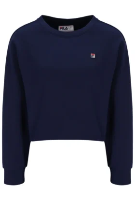 Sudadera de cuello redondo ancha Sestri de Fila en azul marino