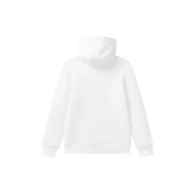 Sudadera deportiva de manga larga con capucha, blanca
