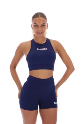Sujetador deportivo Fila x TALA SKINLUXE azul marino