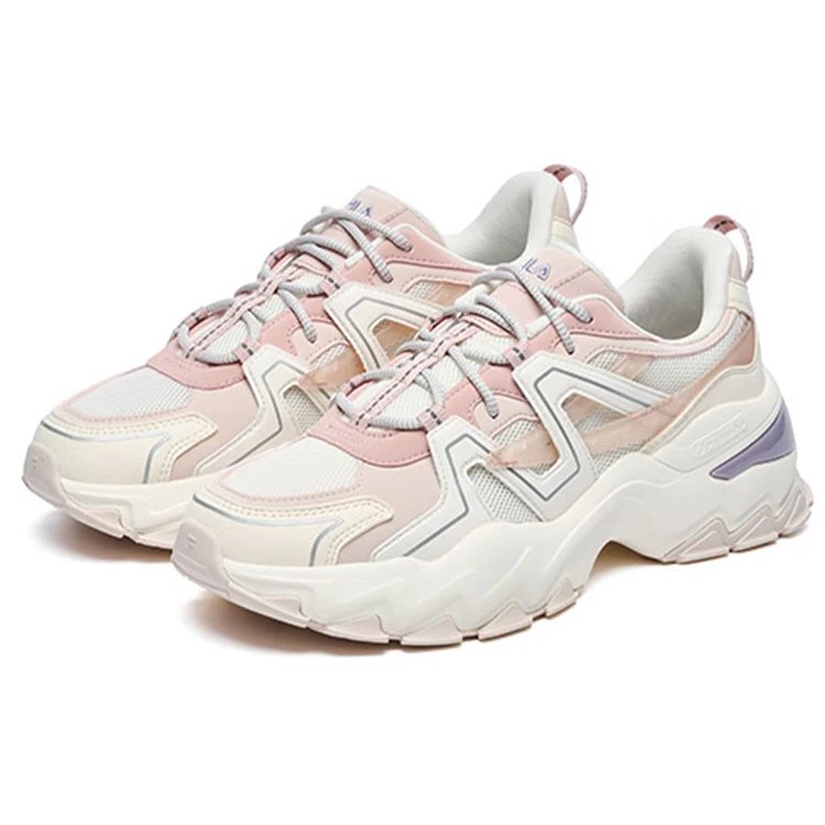Zapatillas Aurora «Blanco, rosa y morado»