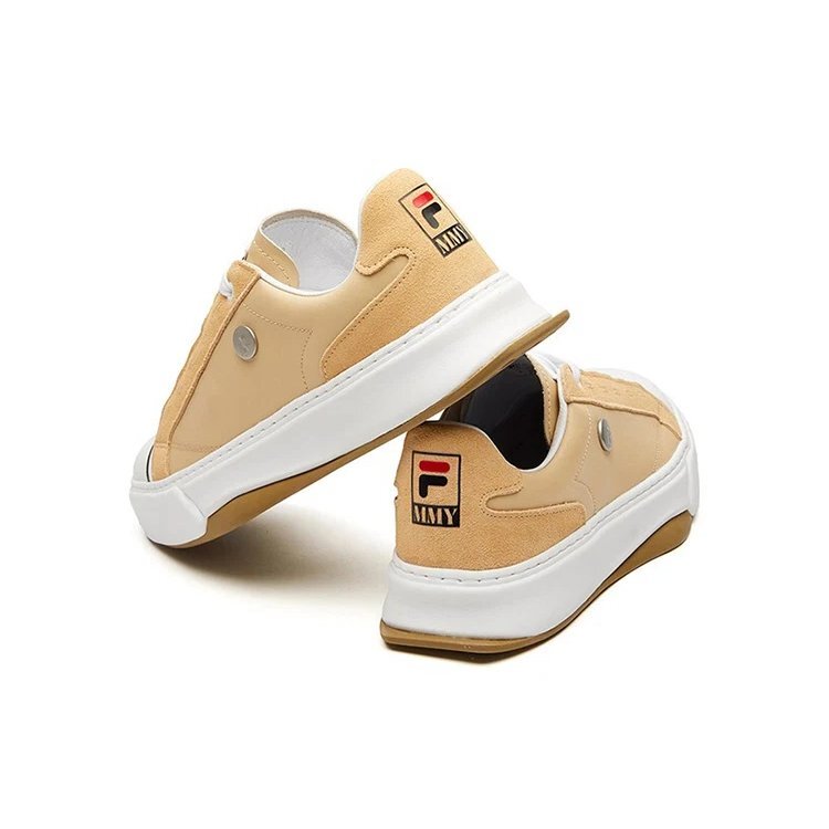 Zapatillas bajas informales Mihara x Fila Beige