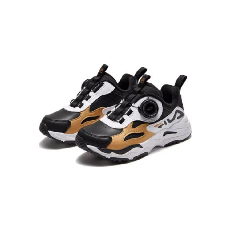 Zapatillas Boa Classic Vintage «Negro, blanco y dorado»