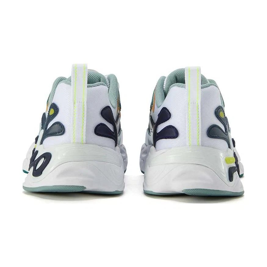 Zapatillas Boa de estilo urbano «Blanco, verde y azul marino»