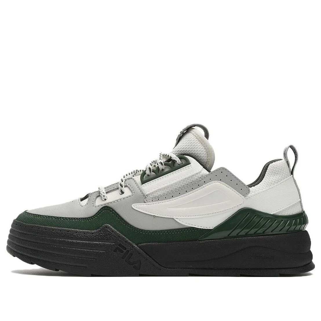 Zapatillas Court Deluxe de caña baja «Gris, blanco y negro»