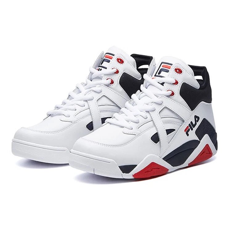 Zapatillas de baloncesto Cage «Blanco/Azul marino»