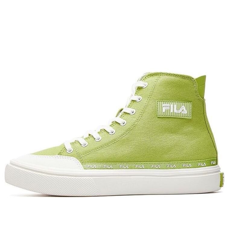 Zapatillas de lona de caña media Strada Verde/Blanco