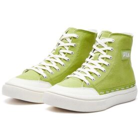 Zapatillas de lona de caña media Strada Verde/Blanco