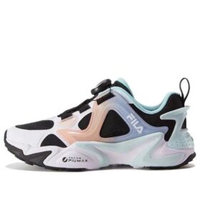 Zapatillas de running de caña baja BOA «Blanco Naranja Azul»