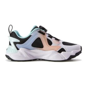 Zapatillas de running de caña baja BOA «Blanco Naranja Azul»