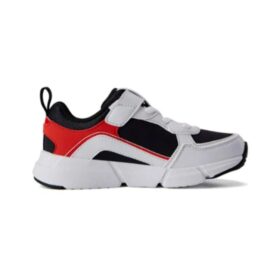 Zapatillas de running informales «Blanco, negro y rojo»