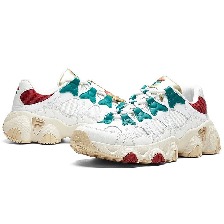 Zapatillas de running retro Jagger Ginger Man Blanco/Marrón
