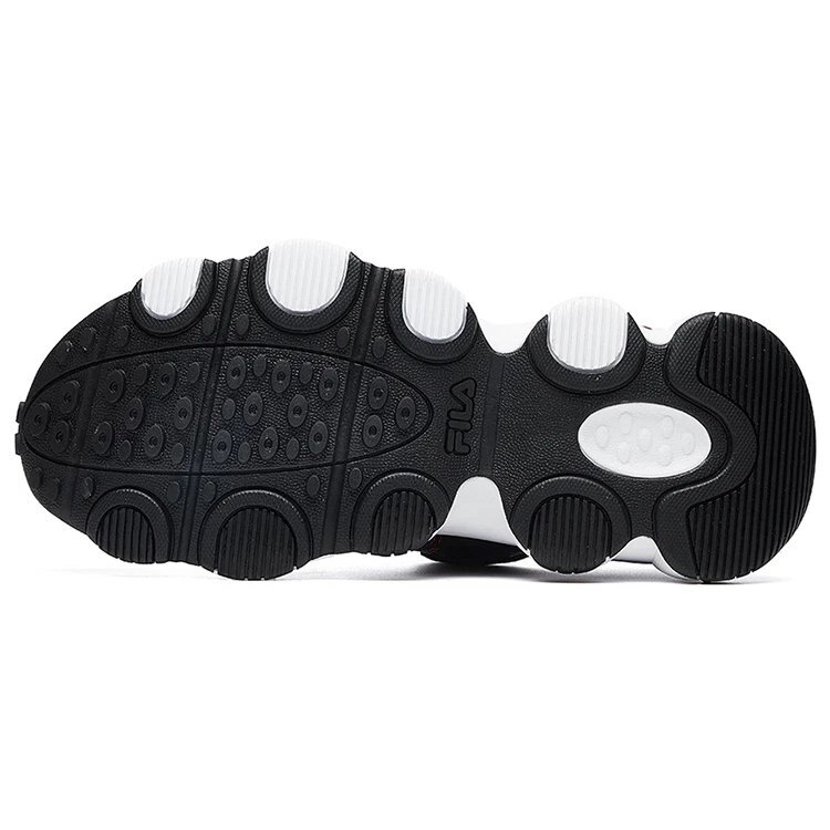 Zapatillas de running retro Jagger Negro/Naranja