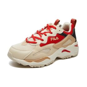 Zapatillas de running Tracer, color beige/rojo