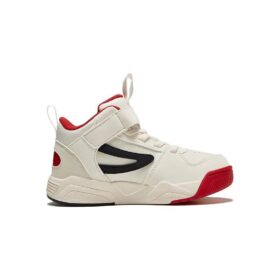 Zapatillas de skate de caña alta «Blanco, negro y rojo»