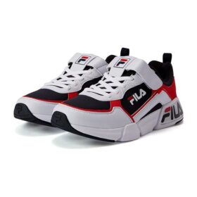 Zapatillas deportivas «Blanco, negro y rojo»