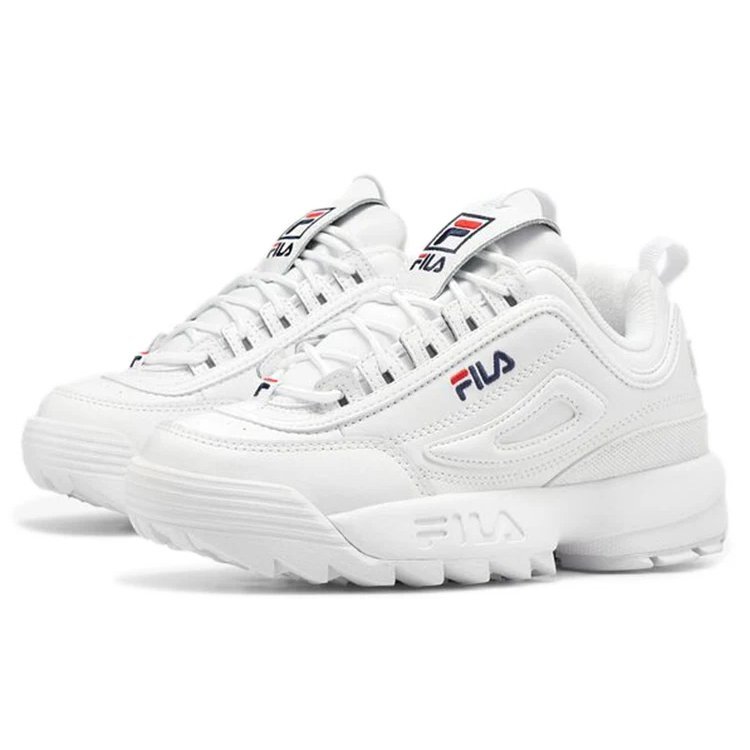 Zapatillas deportivas Disruptor 11 Premium de caña baja, blancas