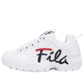 Zapatillas Disruptor 2 de caña baja, blancas/negras/rojas