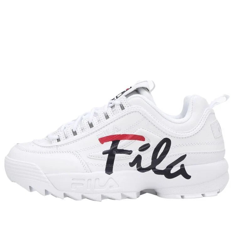 Zapatillas Disruptor 2 de caña baja, blancas/negras/rojas
