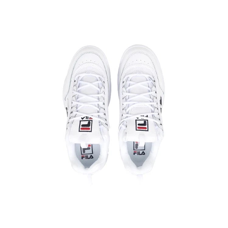 Zapatillas Disruptor 2 de caña baja, blancas/negras/rojas