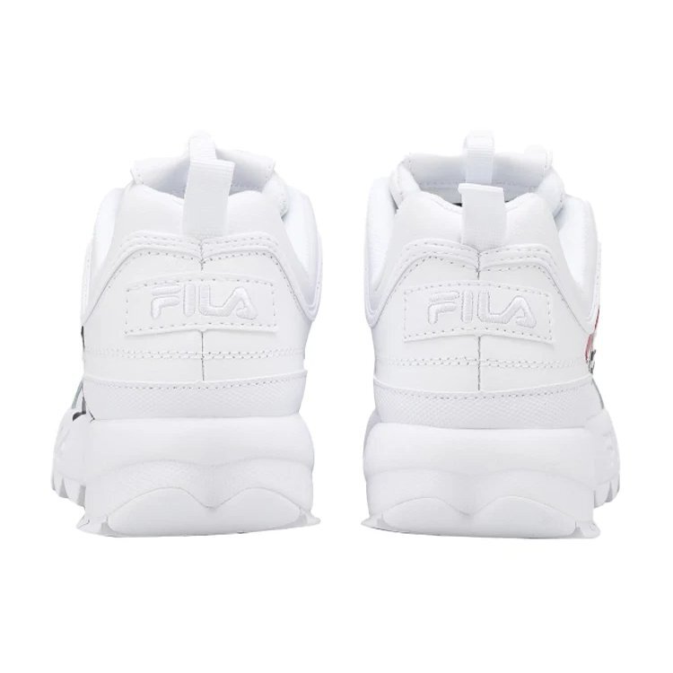 Zapatillas Disruptor 2 de caña baja, blancas/negras/rojas