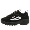 Zapatillas Disruptor 2 de caña baja estilo «daddy» en negro/blanco
