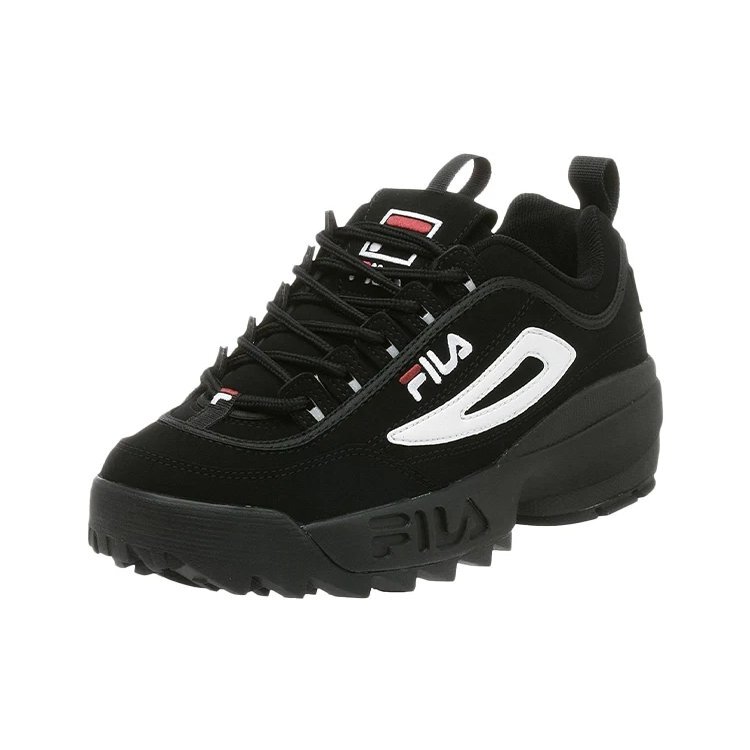 Zapatillas Disruptor 2 de caña baja estilo «daddy» en negro/blanco
