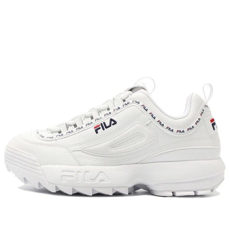 Zapatillas Disruptor 2 de caña baja y suela gruesa, blancas