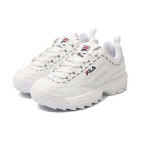 Zapatillas Disruptor 2 de caña baja y suela gruesa, blancas
