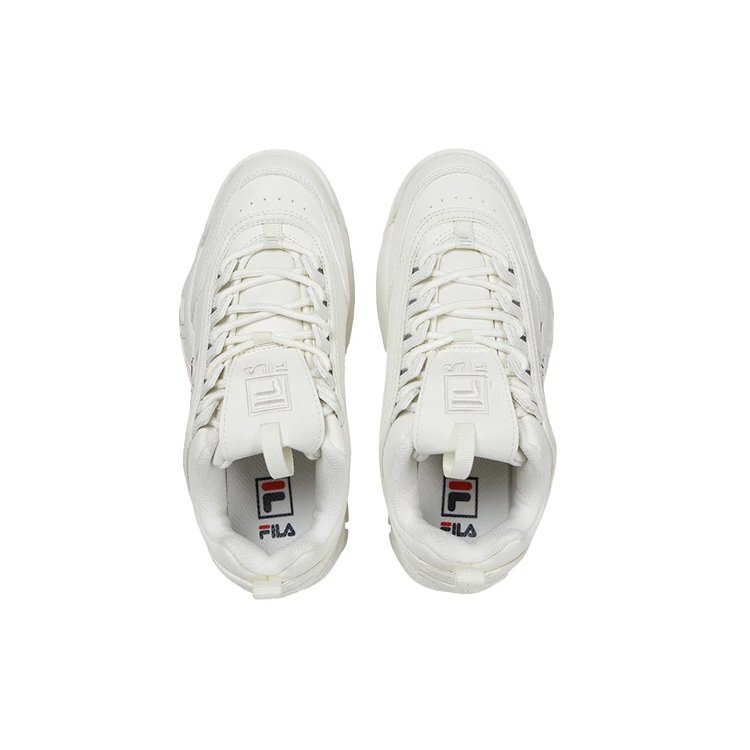 Zapatillas Disruptor 2 de caña baja y suela gruesa, color crema