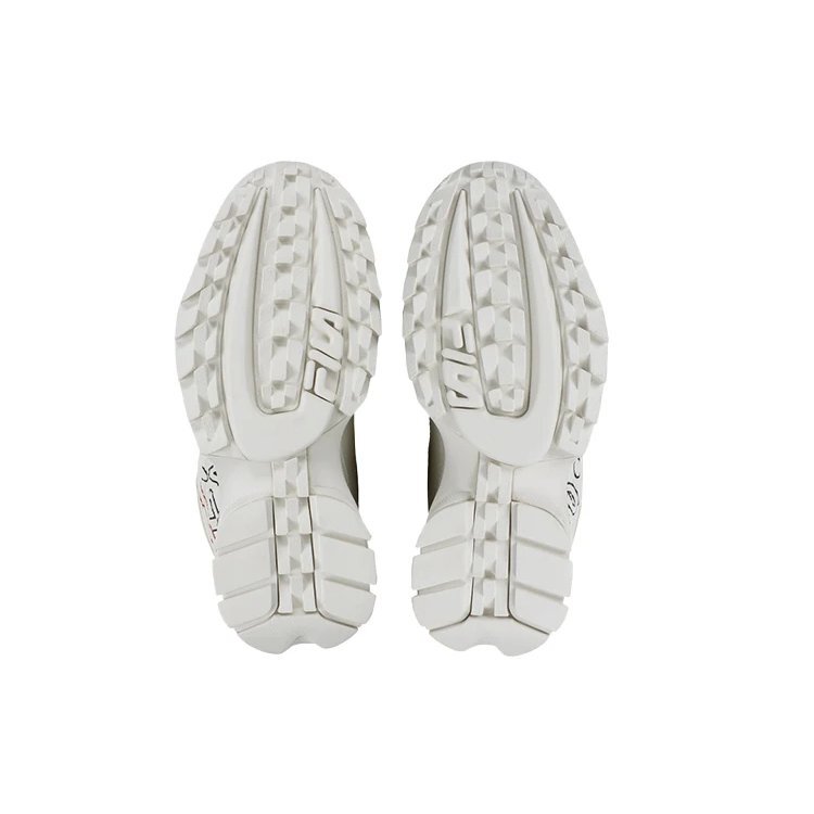 Zapatillas Disruptor 2 de caña baja y suela gruesa, color crema