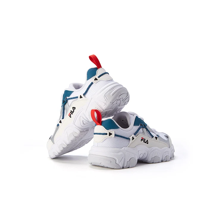 Zapatillas Fluid «Blanco, gris y verde azulado»