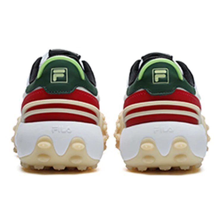 Zapatillas Gara Chunky «Blanco, rojo y verde»