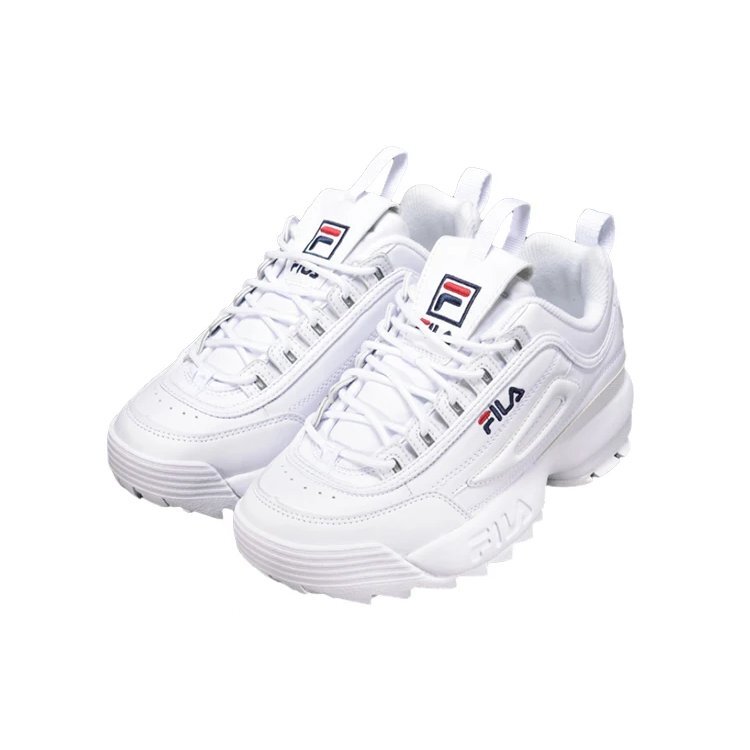 Zapatillas gruesas de la serie Disruptor 2, blancas